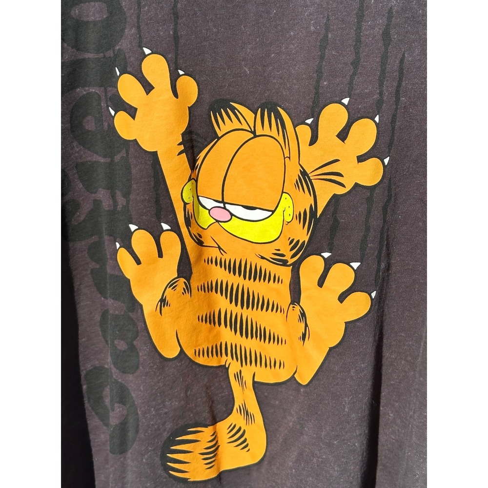 Garfield T Shirt Orange Cat‎ Nickelodeon Ripple Junction Graphic Tee Men's XL